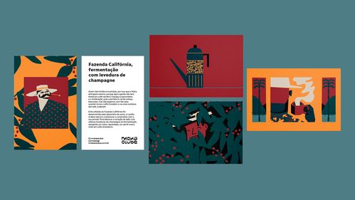 Moka Clube 城市與鄉村融合的咖啡品牌形象設計